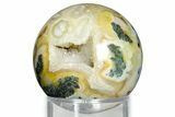 Colorful Polished Marcasite Agate Sphere - Indonesia #330215-1
